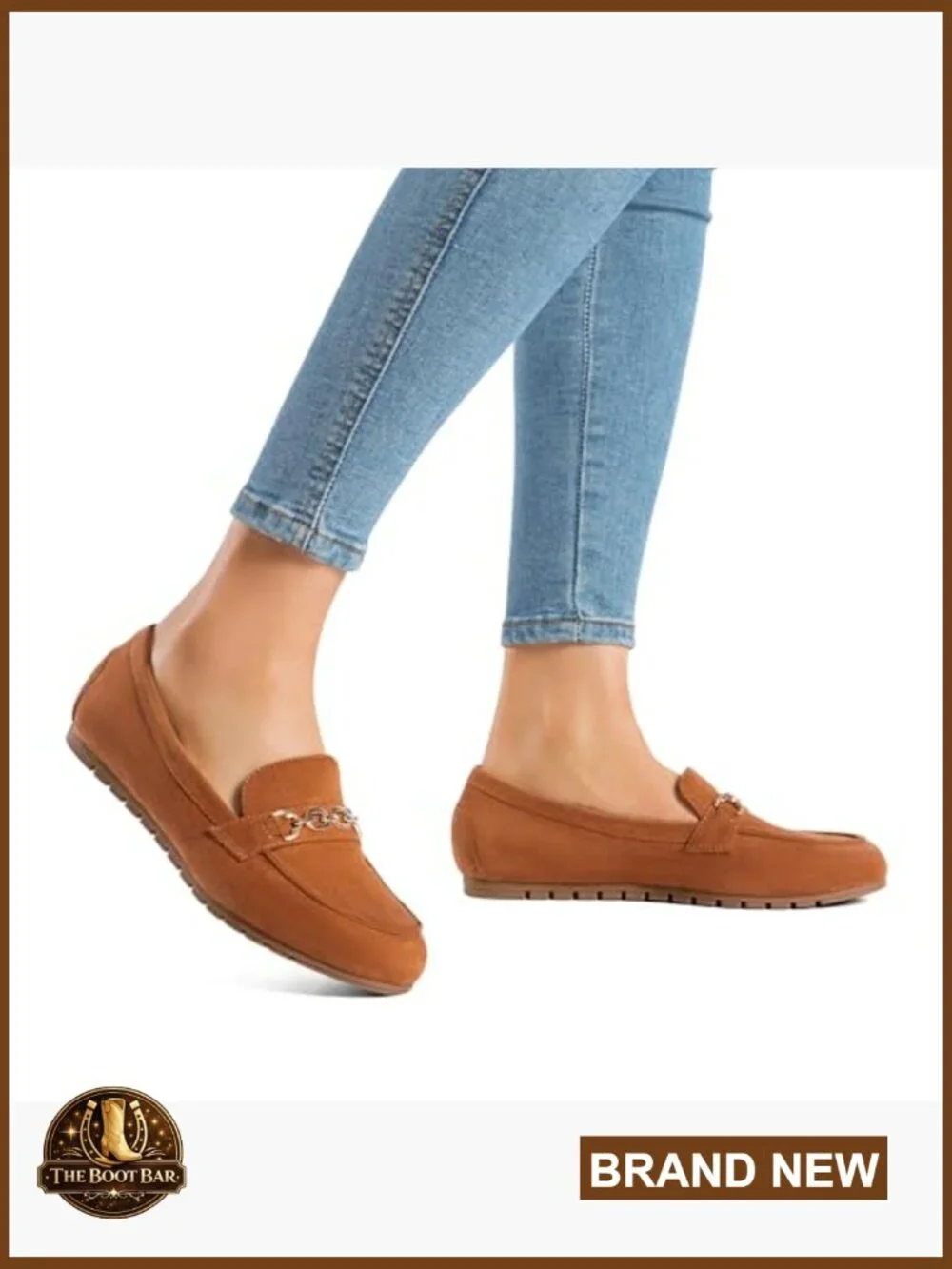 Women's Slip-On Loafers, Faux Suede, Arch Support, Lightweight Work Shoes